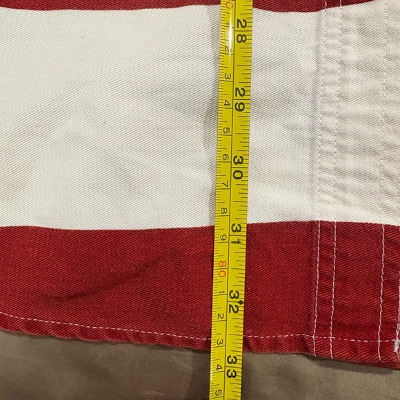 Carolina Blues Plus American Flag Button-Up 100% Cotton Shirt Size 20 - Picture 4 of 6